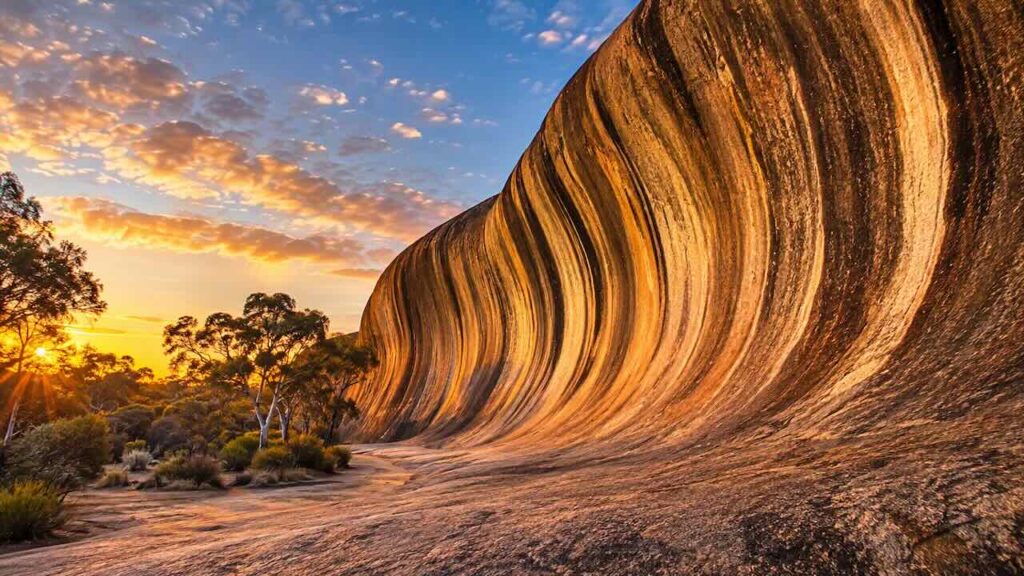 wave rock on the golf course tour