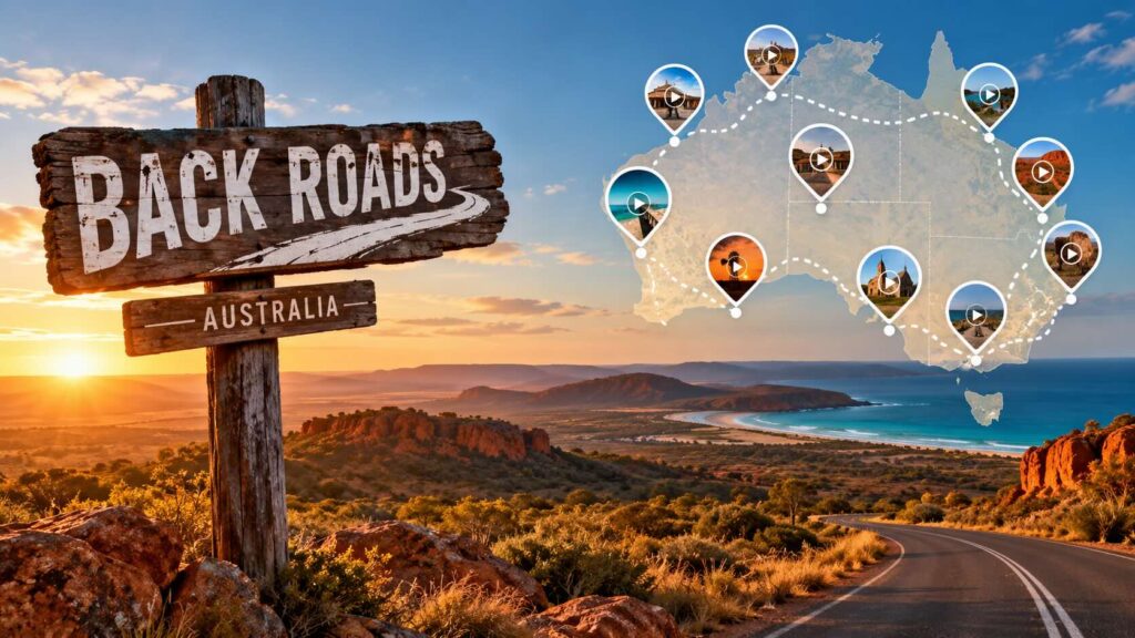 Australian Back Roads Adventure Map