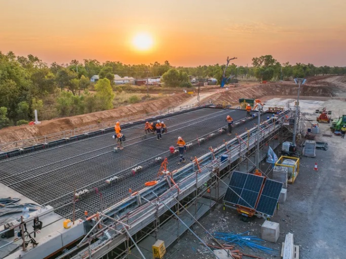Fitzroy River Bridge in Rekordtempo eröffnet